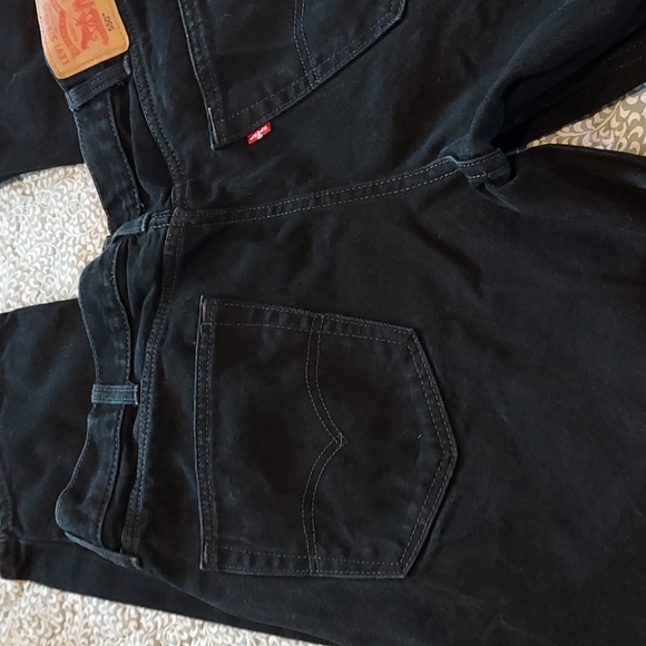 LEVI mens Black JEANS size 38 - Picture 5 of 5